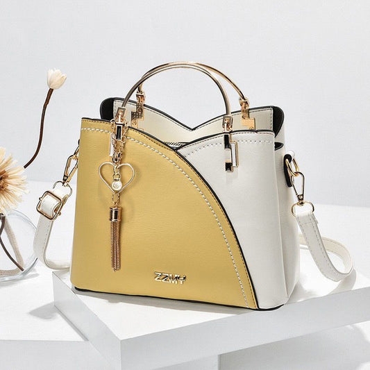 BeCloz Colorblock Structured Tote Bag