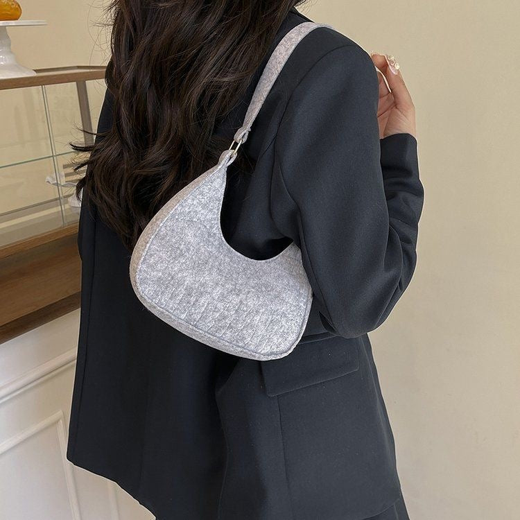 BeCloz Color Pop Crescent Shoulder Bag