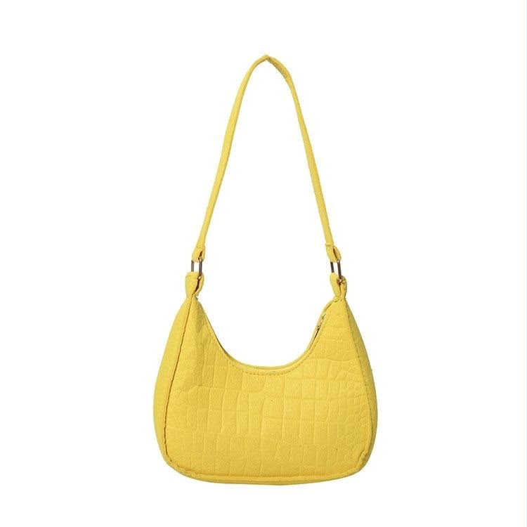 BeCloz Color Pop Crescent Shoulder Bag