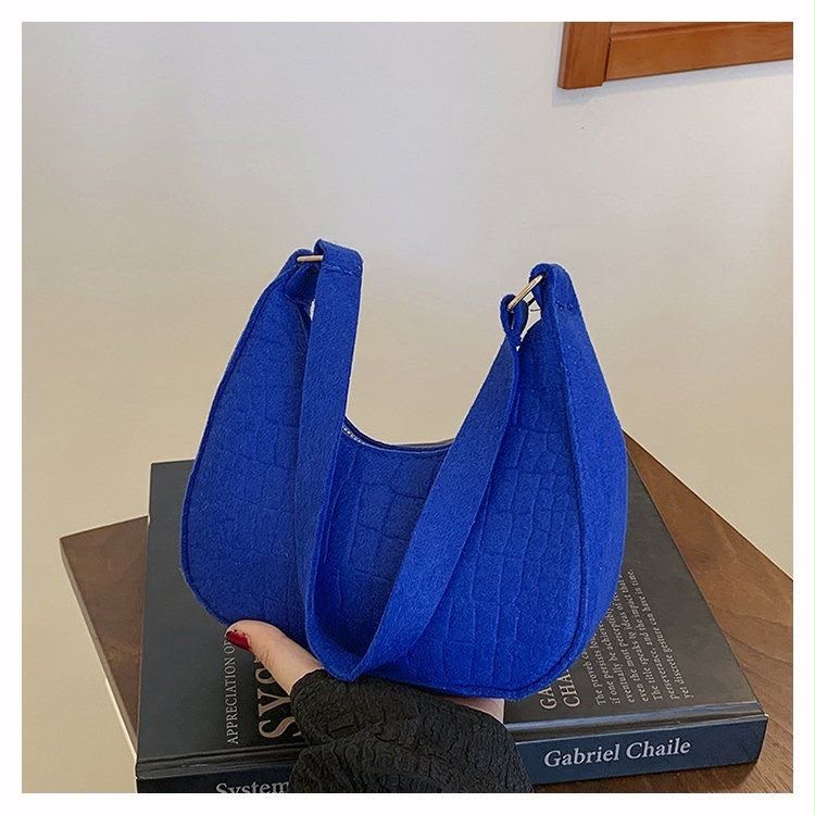 BeCloz Color Pop Crescent Shoulder Bag