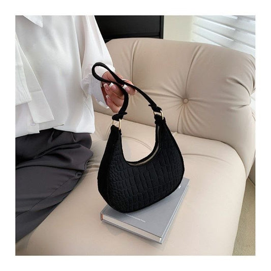 BeCloz Color Pop Crescent Shoulder Bag