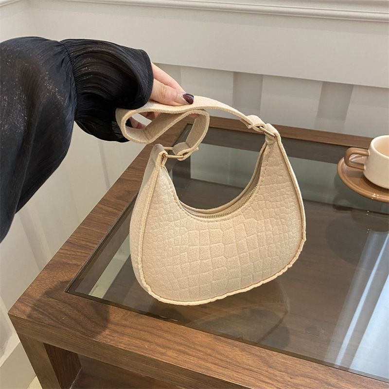 BeCloz Color Pop Crescent Shoulder Bag