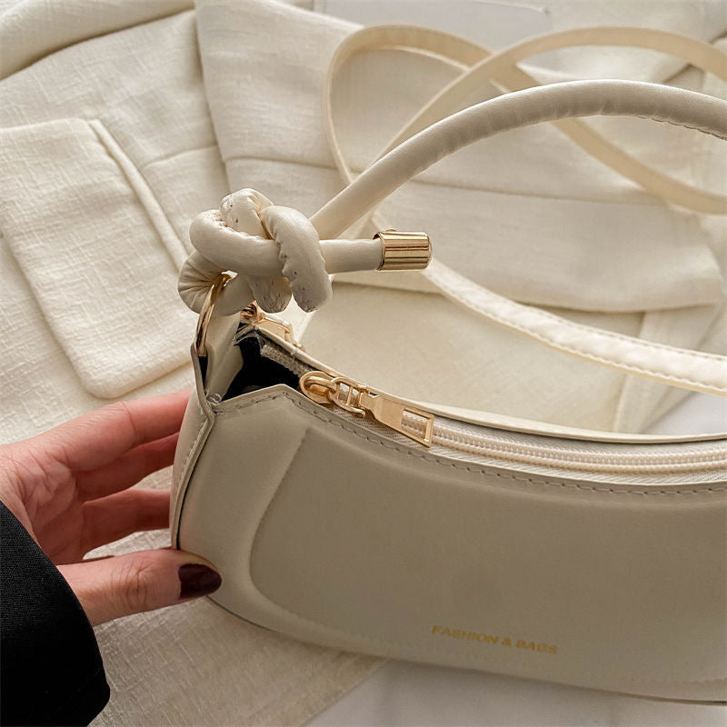 BeCloz Knot Handle Mini Shoulder Bag – Ivory
