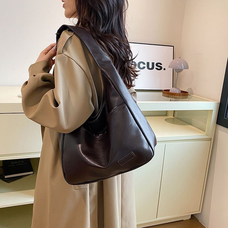 BeCloz Everyday Slouch Shoulder Bag – Brown