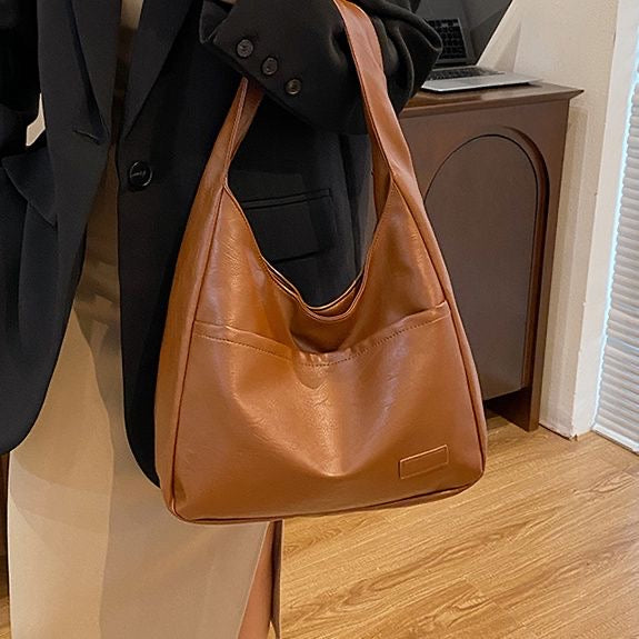 BeCloz Everyday Slouch Shoulder Bag – Brown