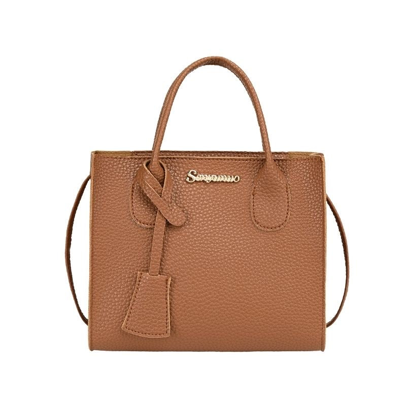 Chic Women's Lychee Texture Shoulder Bag