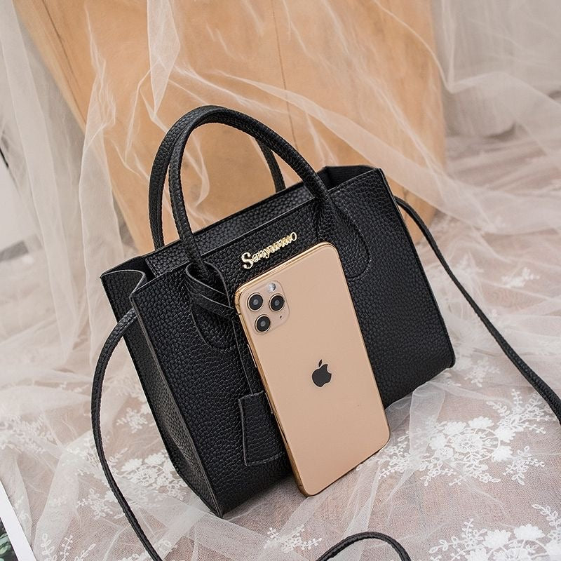 Chic Women's Lychee Texture Shoulder Bag