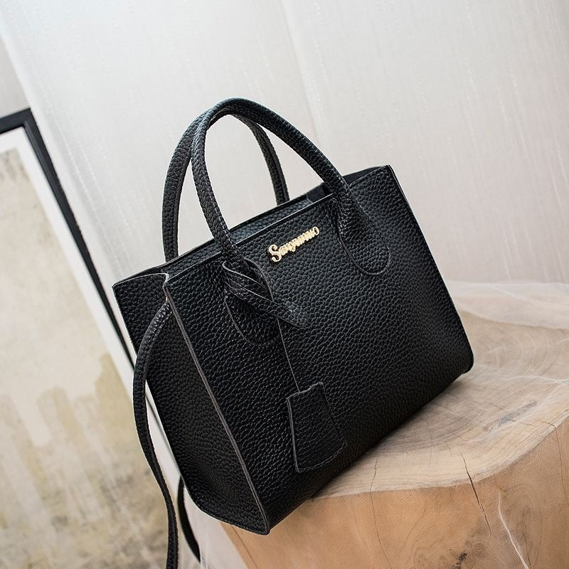 Chic Women's Lychee Texture Shoulder Bag