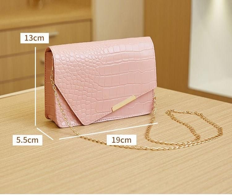 Crocodile Pattern PU Leather Handbag Organizer